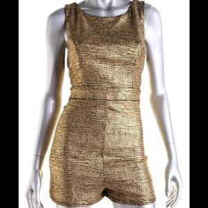 Gold Romper NWT